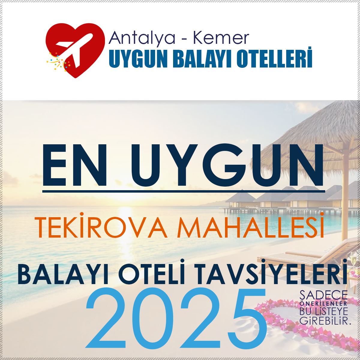 Tekirova Balayı Oteli Tavsiyeleri